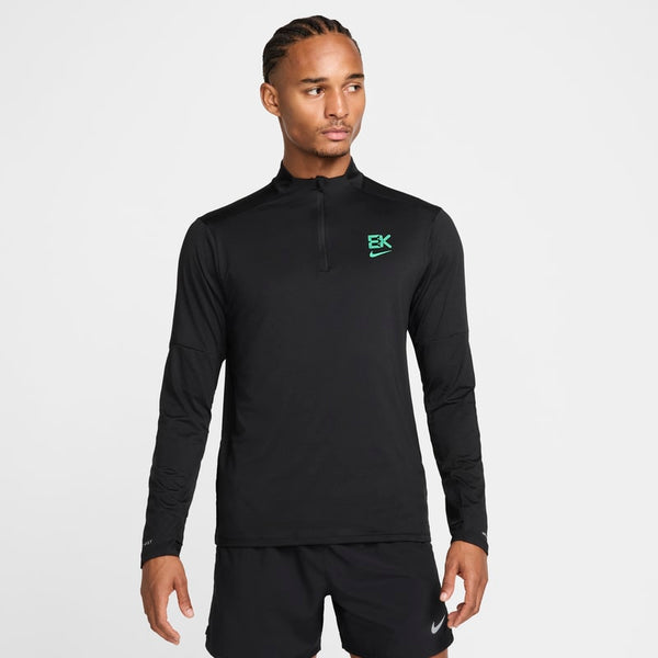 Playera de correr Dri-FIT para hombre Nike Element "Kipchoge" - Negro