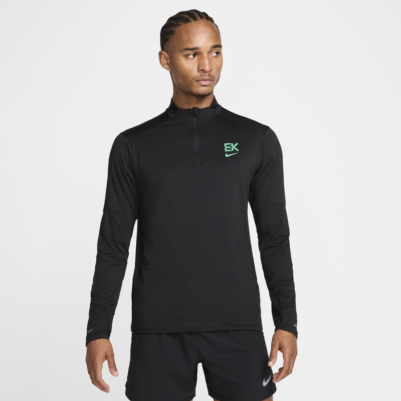 Playera de correr Dri-FIT para hombre Nike Element "Kipchoge" - Negro