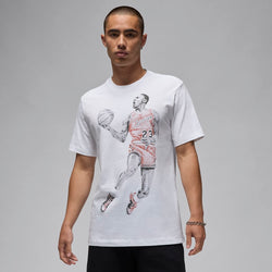 Playera para hombre Jordan - Blanco