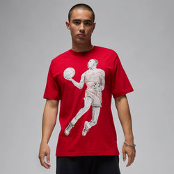 Playera para hombre Jordan - Rojo