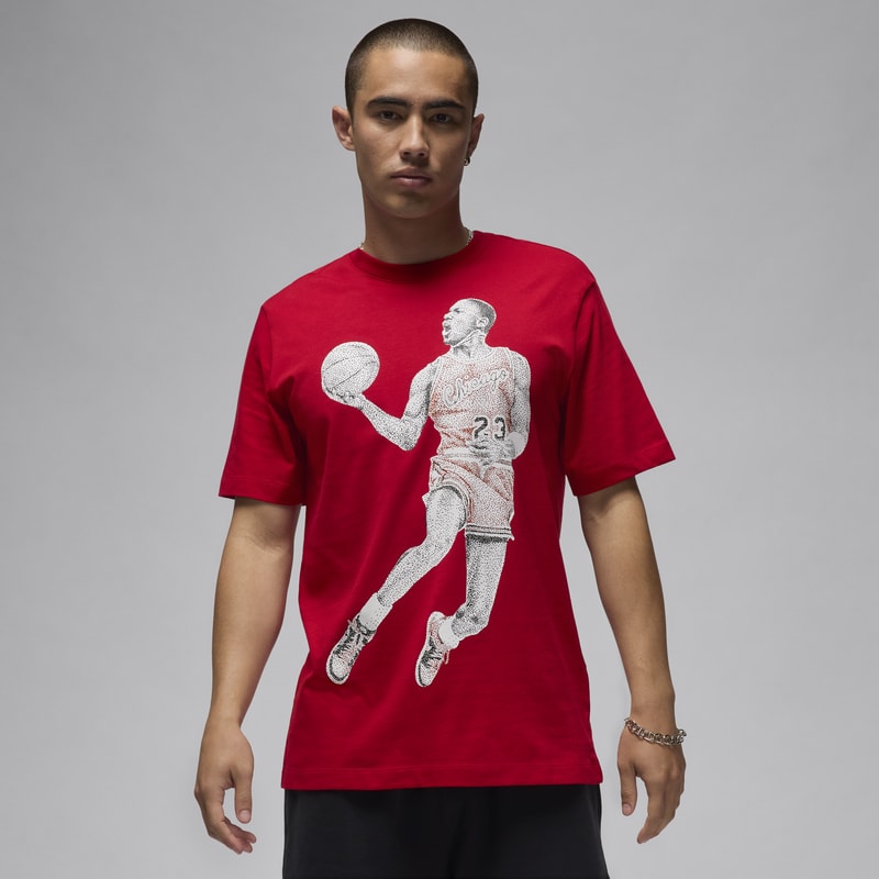 Playera para hombre Jordan - Rojo