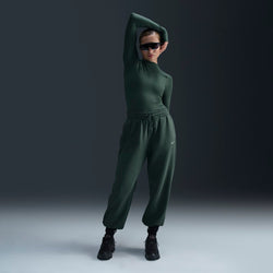 Pants de entrenamiento oversized de tiro alto para mujer Nike Sportswear Phoenix Fleece - Verde