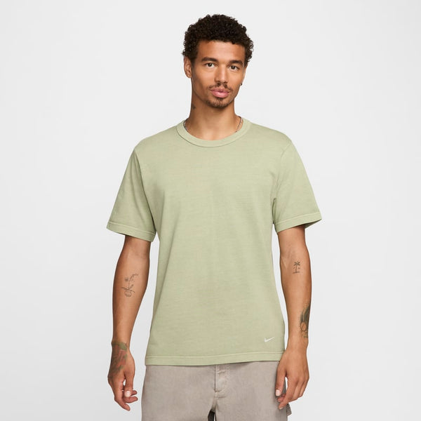 Playera de tejido Knit de manga corta para hombre Nike Life - Verde