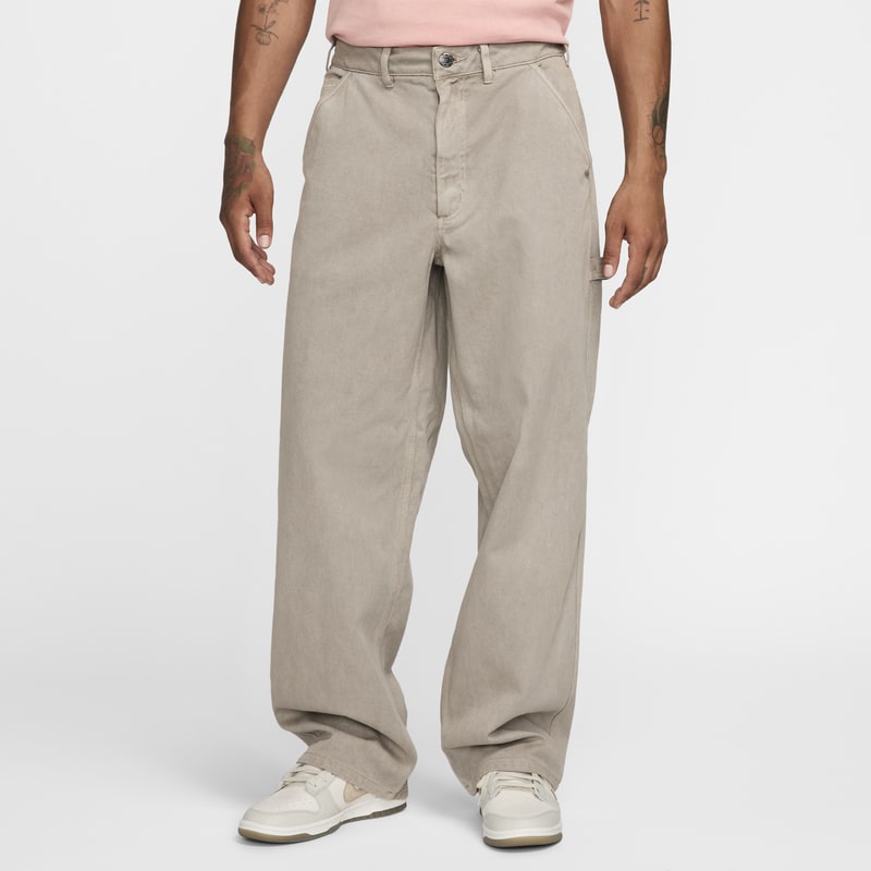 Pants de carpintero para hombre Nike Life - Gris