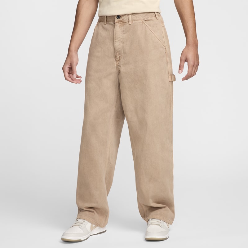 Pants de carpintero para hombre Nike Life - Marrón