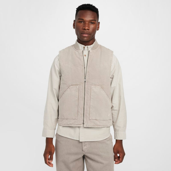 Chaleco de trabajo acolchado para hombre Nike Life - Gris