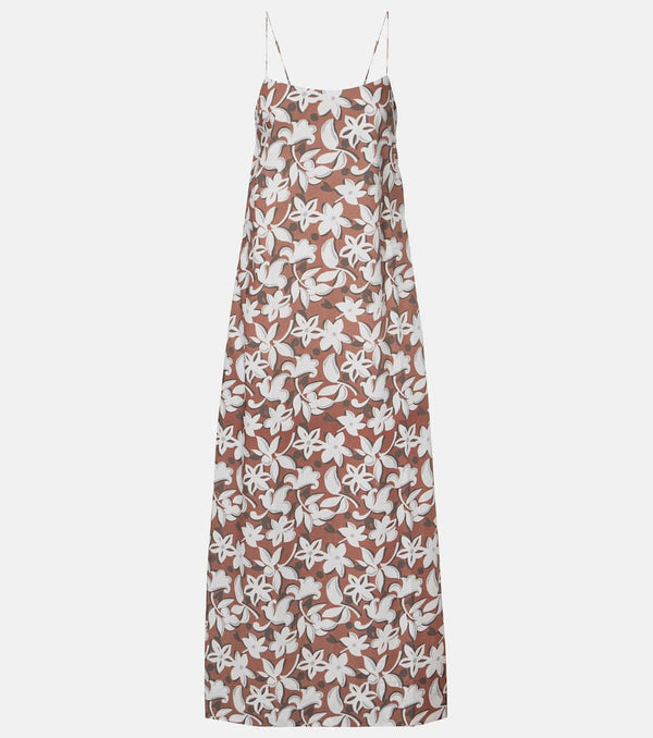 Faithfull Alskar floral cotton maxi dress