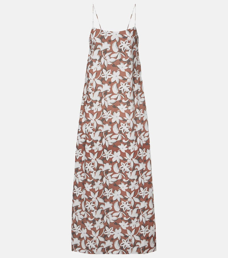 Faithfull Alskar floral cotton maxi dress