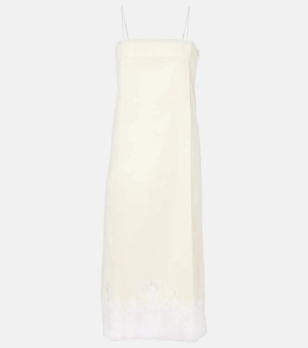 Faithfull Etienne cotton-blend midi dress