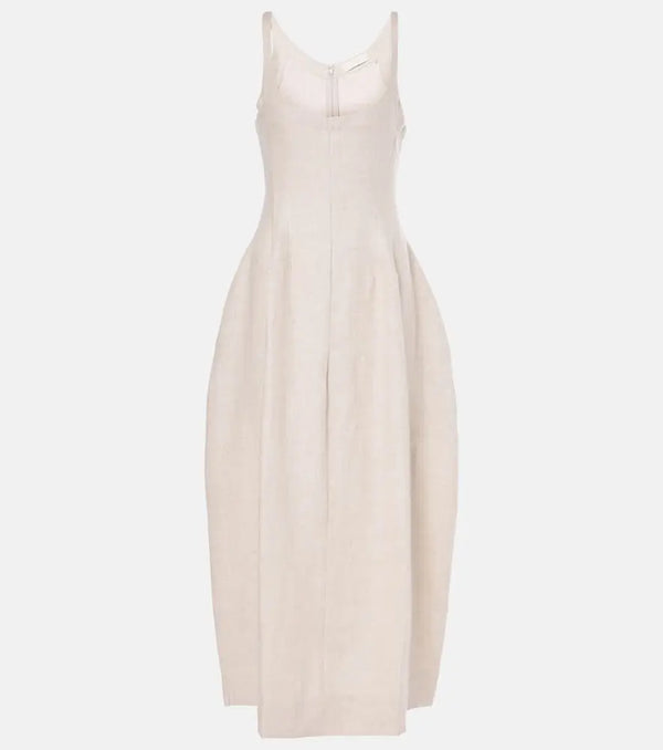 Faithfull Sanne linen corset dress