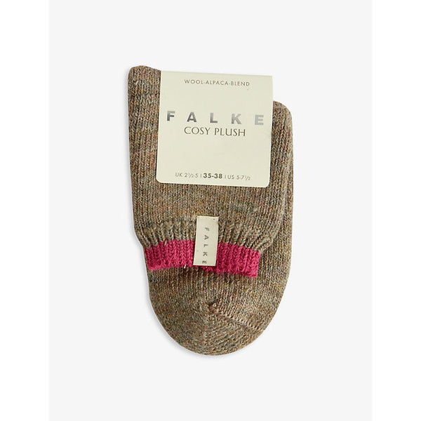 Womens Falke Cosy Plush cushioned stretch-knit socks