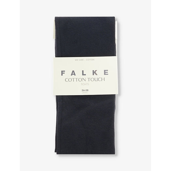 Womens Falke Cotton Touch organic-cotton blend tights