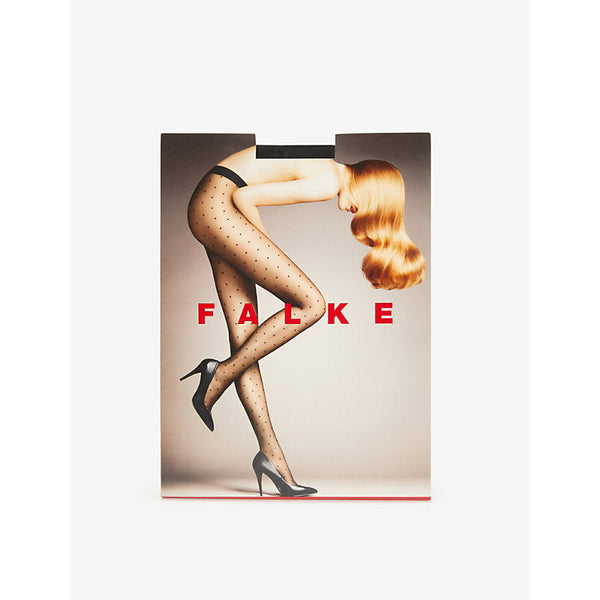 Falke Dot 15 denier stretch-knit tights | LYBSTORE