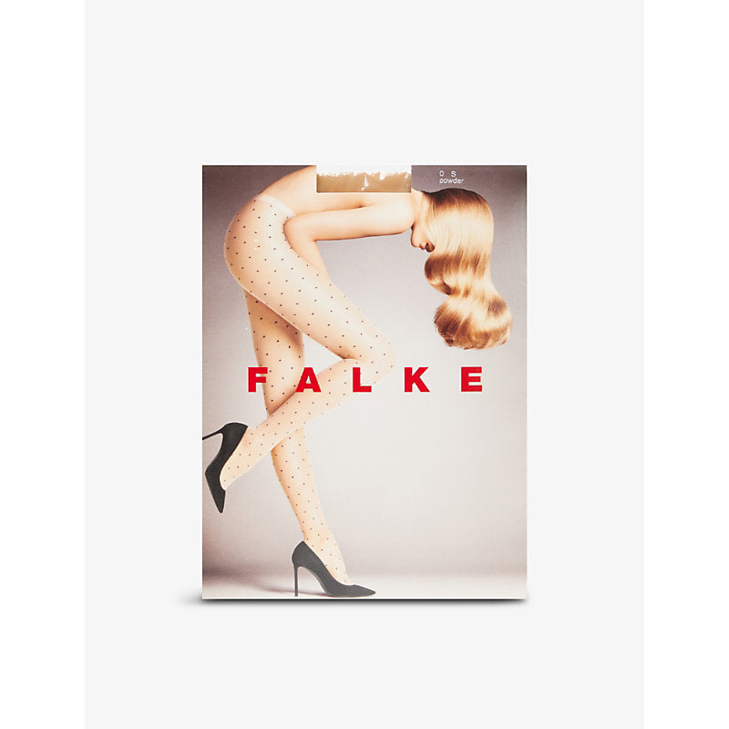 Falke Dot 15 denier stretch-knit tights