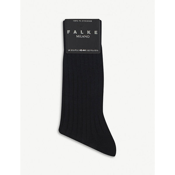 Mens Falke Milano cotton-blend socks