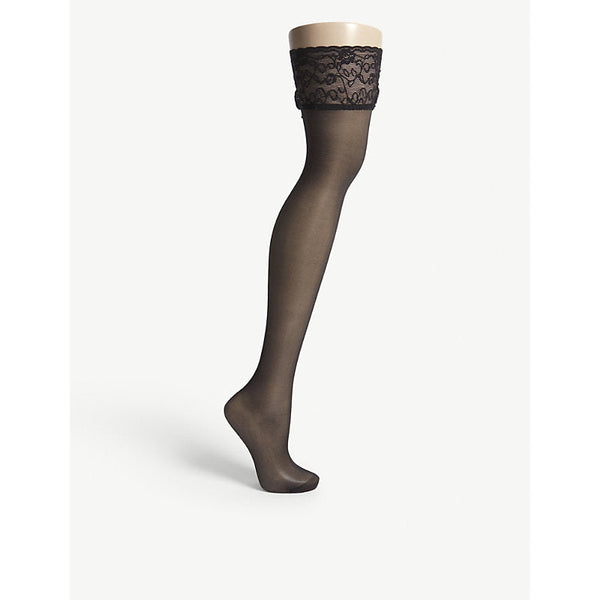 Womens Falke Seidenglatt 15 knitted stockings