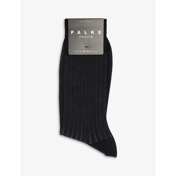 Falke Shadow striped cotton-blend socks