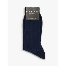 Mens Falke Shadow striped cotton-blend socks