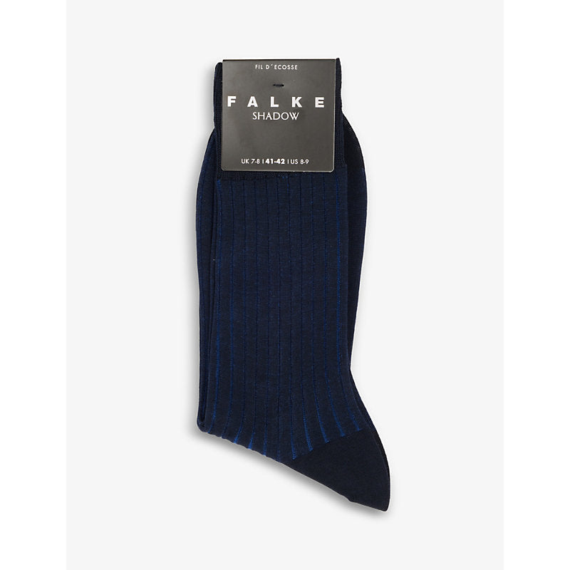 Mens Falke Shadow striped cotton-blend socks