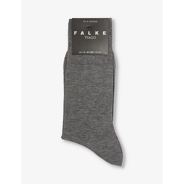 Falke Tiago ribbed stretch-organic cotton-blend crew socks