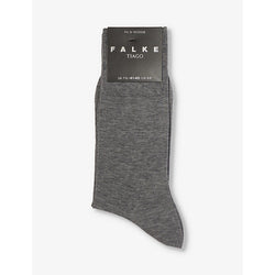 Mens Falke Tiago ribbed stretch-organic cotton-blend crew socks