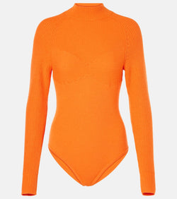 Farm Rio Orange knitted bodysuit