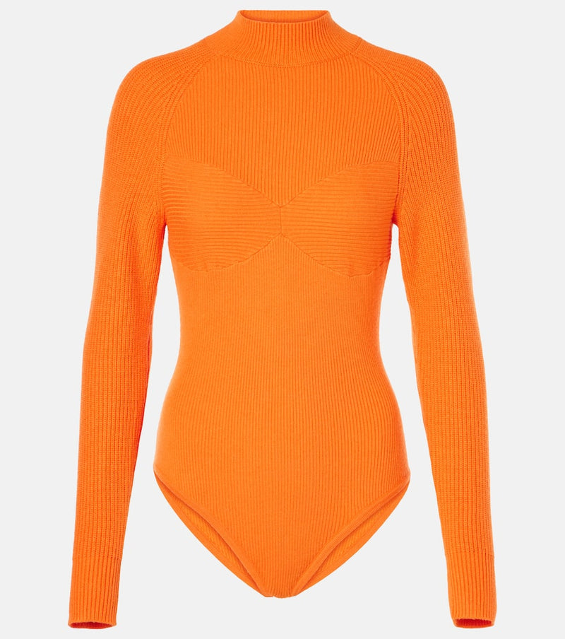 Farm Rio Orange knitted bodysuit