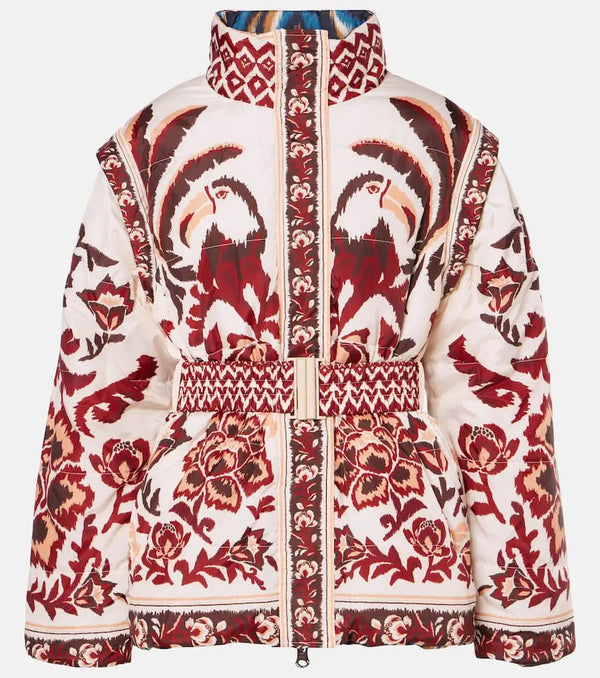 Farm Rio Reversible printed puffer jacket