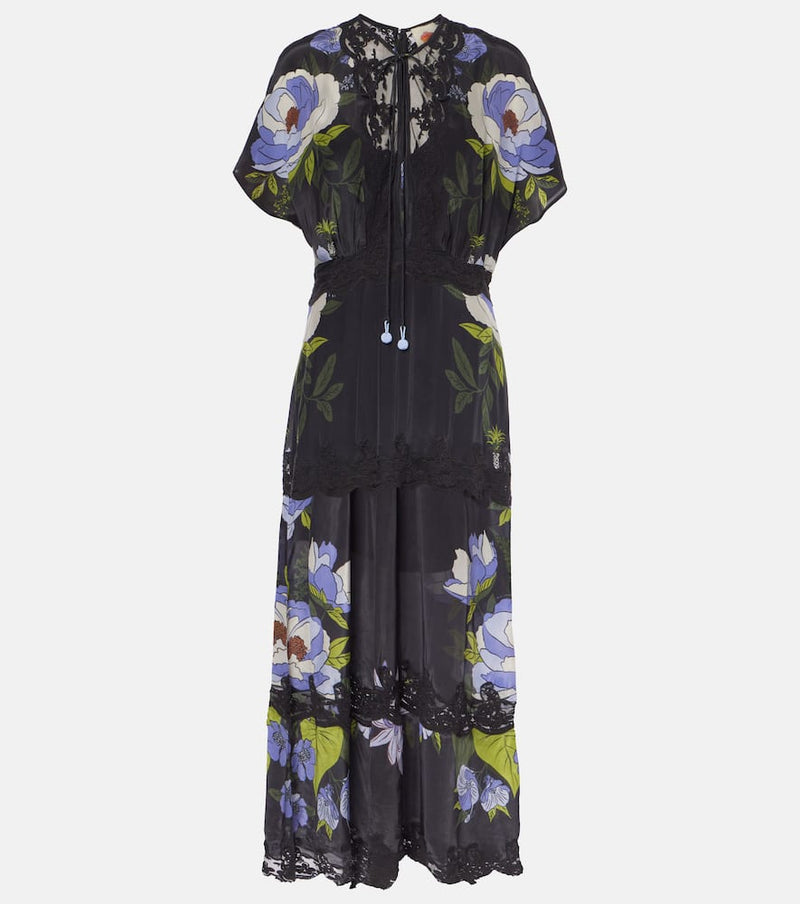 Farm Rio Soft Garden floral maxi dress