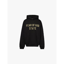 Womens Fear Of God Essentials Essentials Fleece two-slip-pockets cotton-blend hoody