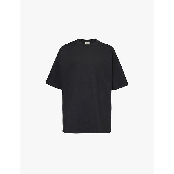 Mens Fear Of God Logo-print relaxed-fit stretch-woven T-shirt