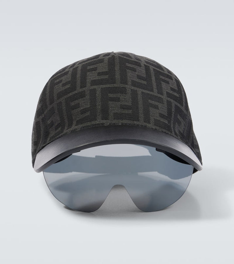 Fendi FF baseball cap with sunglasses