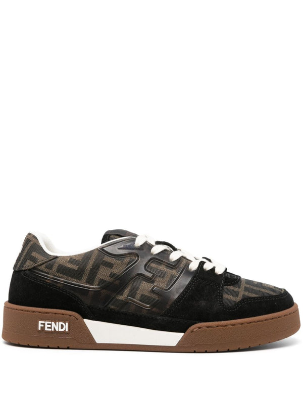 Fendi Fendi Match Leather Sneakers