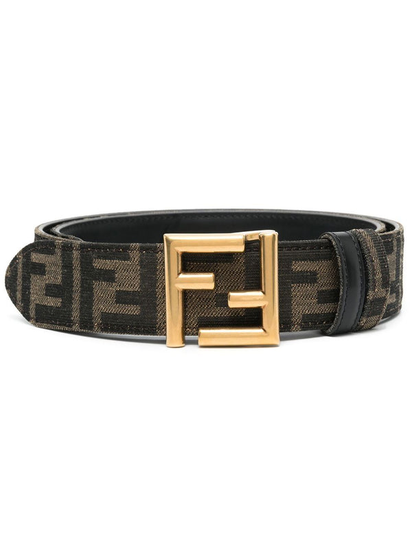 Fendi Ff Reversbile Leather Belt