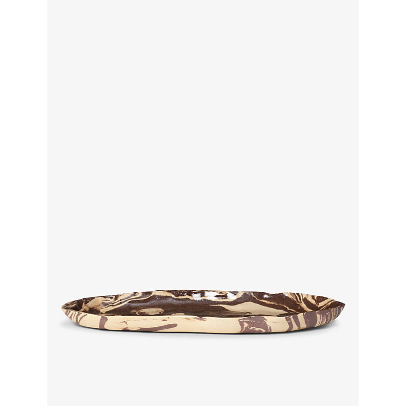 Ferm Living Ryu stoneware platter 37cm