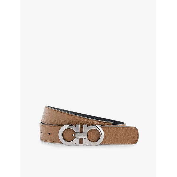 Ferragamo Brand-plaque leather belt | LYBSTORE