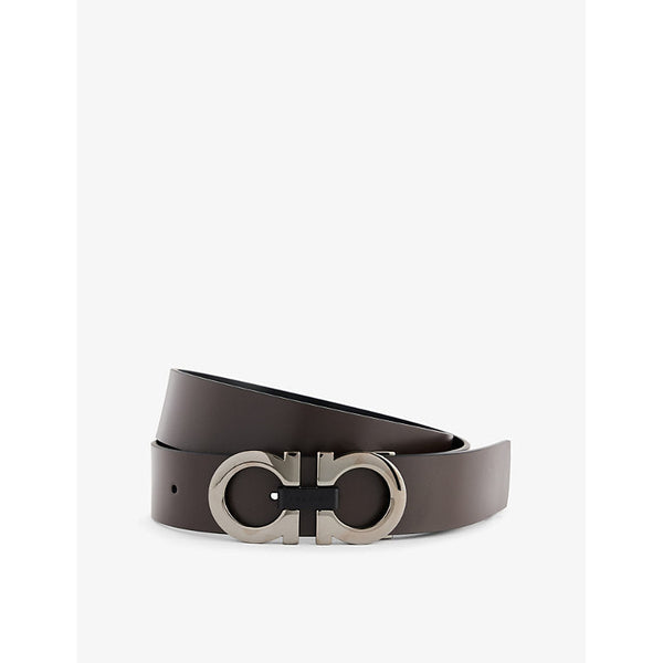 Ferragamo Branded-buckle leather belt | LYBSTORE