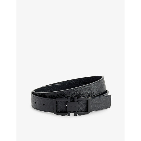 Ferragamo Engraved leather belt | LYBSTORE