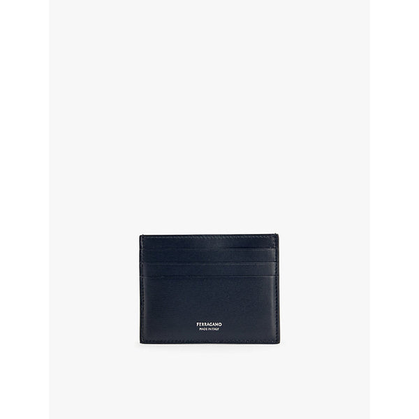 Ferragamo Florence branded leather card holder | LYBSTORE