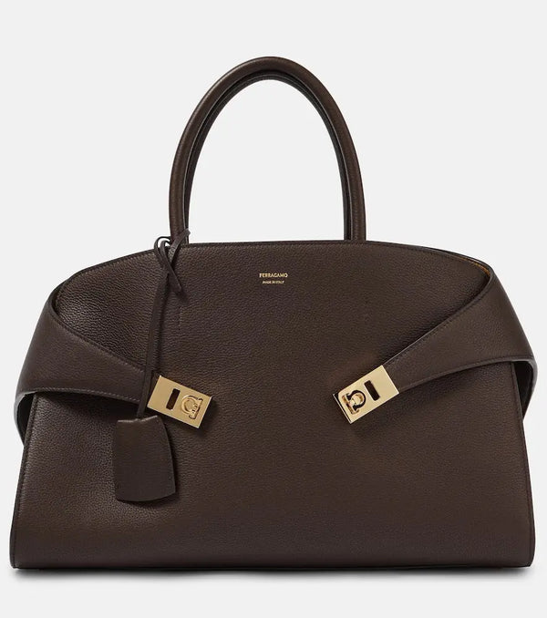 Ferragamo Hug Medium leather tote bag