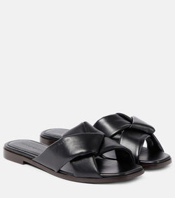 Ferragamo Leather slides