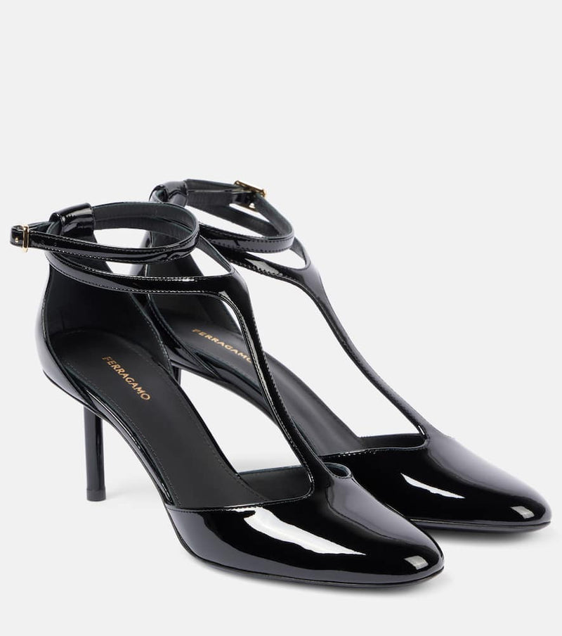 Ferragamo Lysandra patent leather pumps