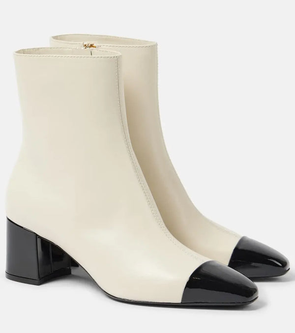 Ferragamo Sambi 60 leather ankle boots