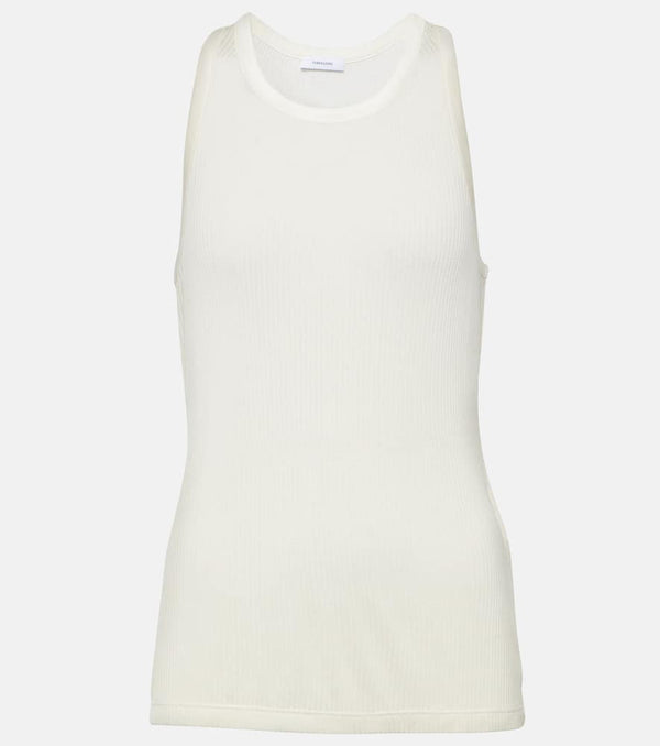 Ferragamo Silk and cupro jersey tank top