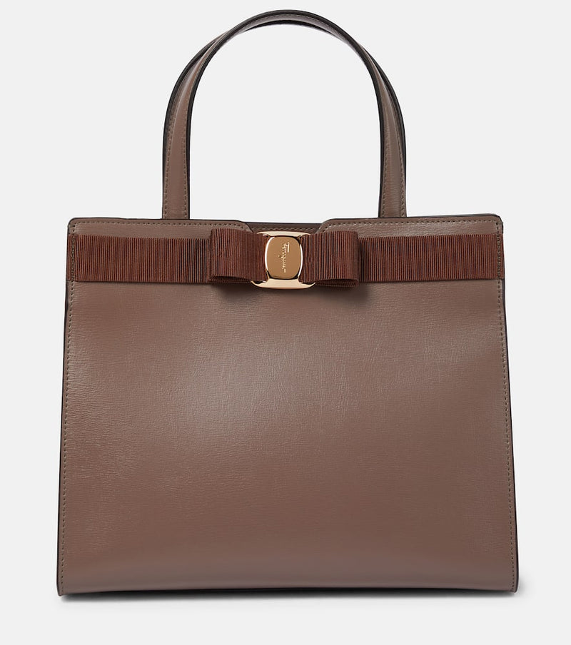 Ferragamo Vara Medium leather tote