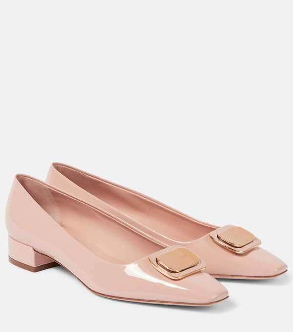 Ferragamo Venera patent leather ballet flats