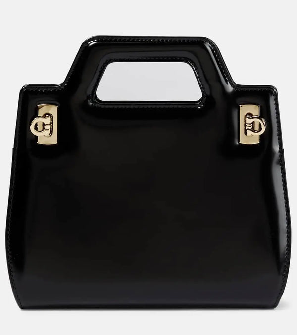 Ferragamo Wanda Mini leather tote bag | LYBSTORE