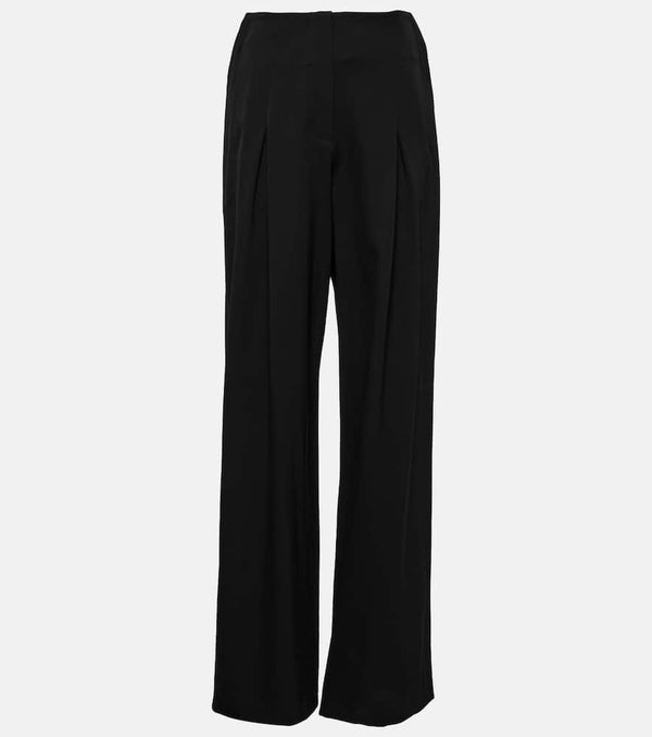 Fforme Faye high-rise wool wide-leg pants | LYBSTORE