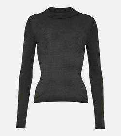 Fforme Freya knitted silk-blend shirt