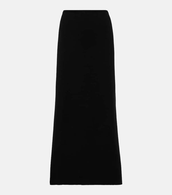 Fforme Isabella wool and cotton maxi skirt